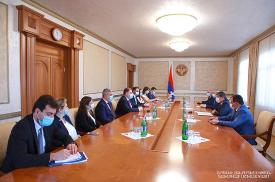 Президент Арцаха принял делегацию министерства иностранных дел Армении