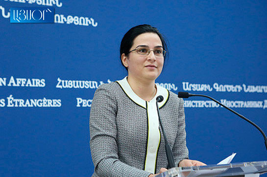 Both Armenia and Artsakh authorities received mandate of their peoples, ready to launch dialogue with authorities of Azerbaijan enjoying relevant mandate of their people: Armenia’s MFA