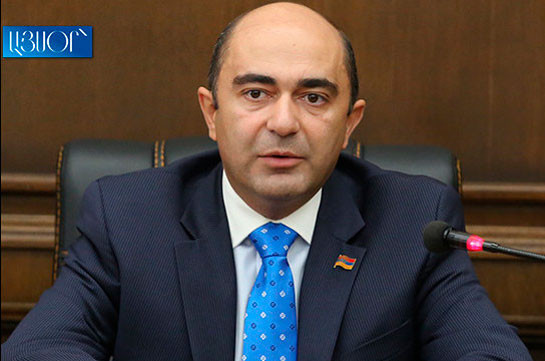 Премьер должен дать разъяснение парламенту об обмене «конфиденциальной» информацией в рамках проводимых переговоров с Азербайджаном – Эдмон Марукян