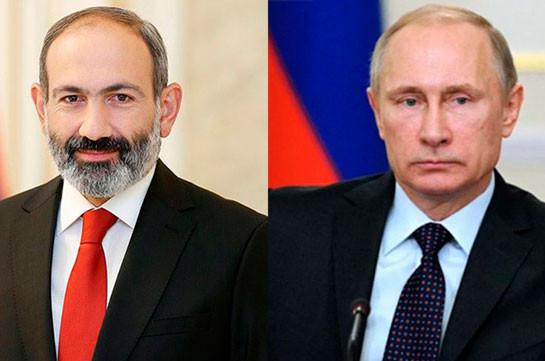 Putin, Pashinyan hold phone conversation