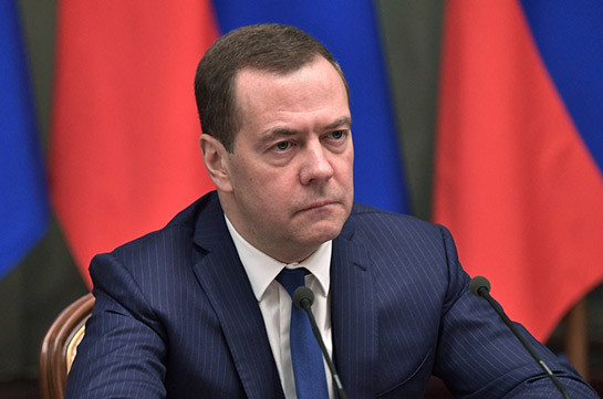 Russia's Medvedev urges NK conflicting sides cease fire to avoid catastrophic consequences for the region