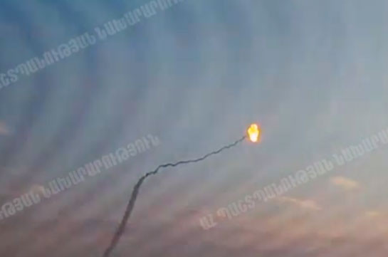 Кадры уничтожение вертолета ВС Азербайджана в Карабахе (Видео)