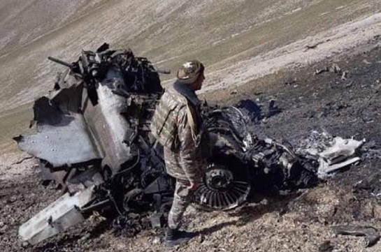 Թուրքական F-16 կործանիչի կողմից խոցված հայկական Սու-25 գրոհիչի մնացորդները. Լուսանկարներ