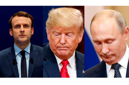 Putin, Trump and Macron call for an immediate cessation of hostilities in Nagorno Karabakh