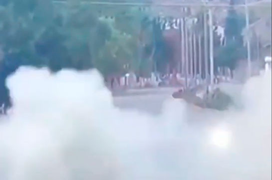 Footage of Martakert shelling (video)