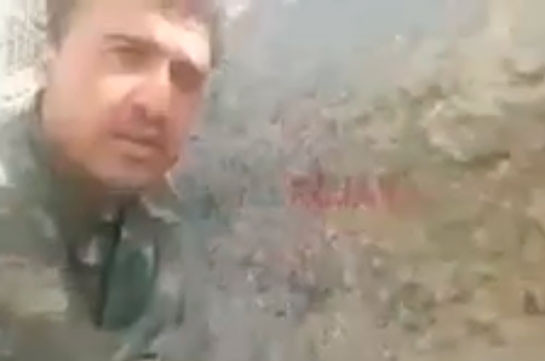ДОКАЗАНО: Сирийский террорист под артобстрелом ВС Арцаха (Видео)