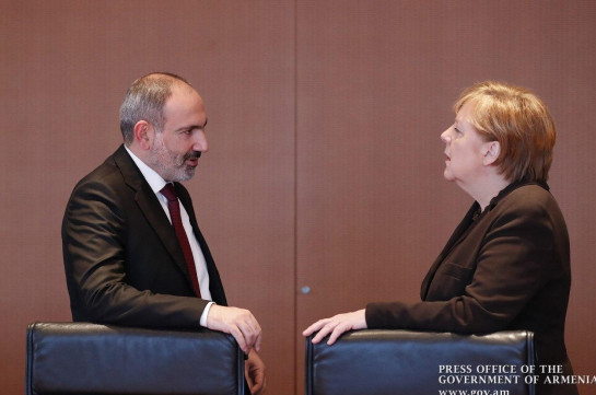 Armenia's PM, Germany's Chancellor Angela Merkel have phone conversation, discuss developments in Karabakh