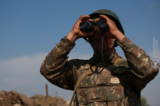 Adversary preparing attack: Artsakh Defense Army