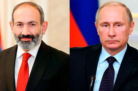 Armenia’s Prime Minister Nikol Pashinyan congratulates Russia’s President on birthday