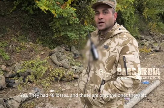 Эксклюзивные кадры с северного направления фронта в Карабахе. Bars Media