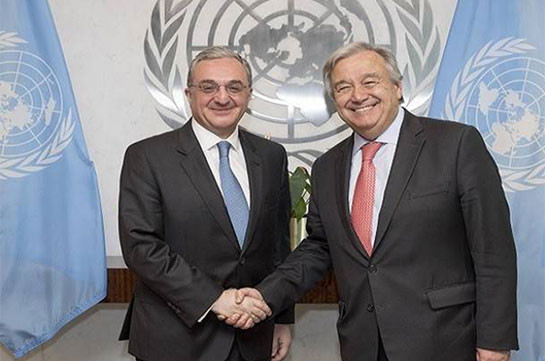Генсек ООН выразил глубокую обеспокоенность в связи с последними развитиями в зоне карабахского конфликта