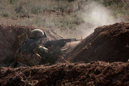 Интенсивные боевые действия продолжались в течение дня, особенно тяжело было на южном направлении – президент Карабаха