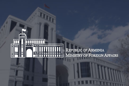 Armenia's MFA: Armenia deplores EEAS' one-sided, biased and selective statement, which gives Azerbaijan “clearance” to continue breaching with impunity the international law