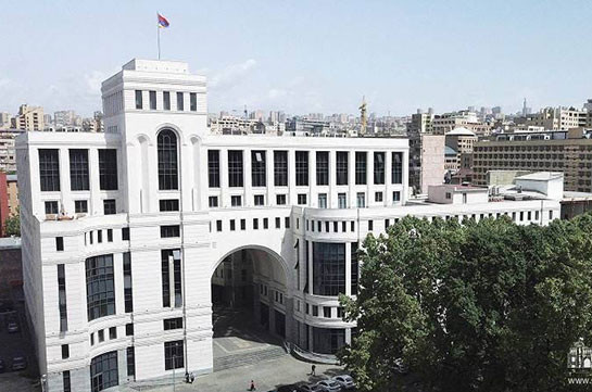 Armenia's MFA: Azerbaijan manipulates the international community and first and foremost the OSCE Minsk Group Co-Chair countries