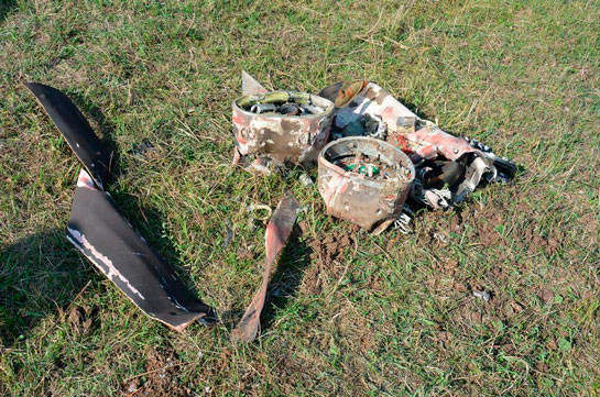 Недалеко от Степанакерта обнаружены свыше 260 взорвавшихся и невзорвавшихся кумулятивно-осколочных бомб