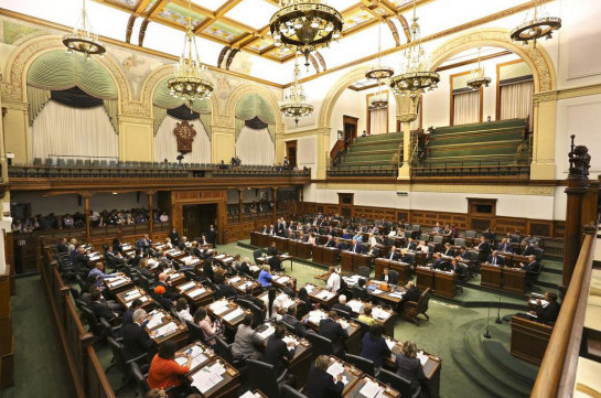 The Ontario parliament has proposed expelling Turkey from NATO, discuss the recognition of Artsakh