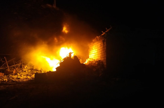 В результате ракетного обстрела Степанакерта поврежден газопровод