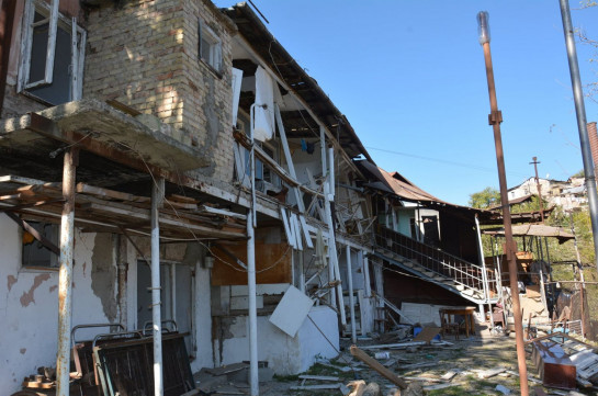Stepanakert after October 23 shelling: photos