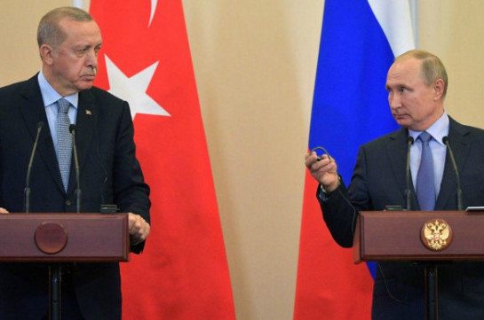 Путин выразил Эрдогану озабоченность в связи с масштабным вовлечением в боестолкновения в Карабахе террористов из Ближнего Востока