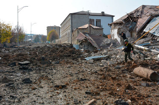 The city of Shushi after Azerbaijan's shelling (photos)