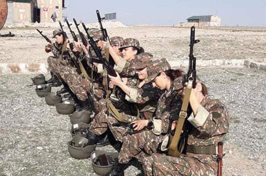 Первая женская рота проходит подготовку – Минобороны Армении