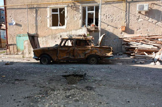 Stepanakert is being shelled with cluster bombs