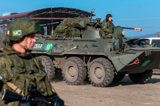 Ռուսաստանի ՊՆ-ն նշել է Ղարաբաղում խաղաղապահների տեղակայման վայրերը