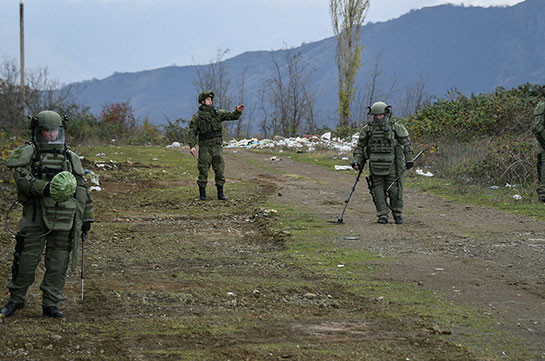 В Минобороны РФ рассказали о ходе разминирования территорий в Карабахе