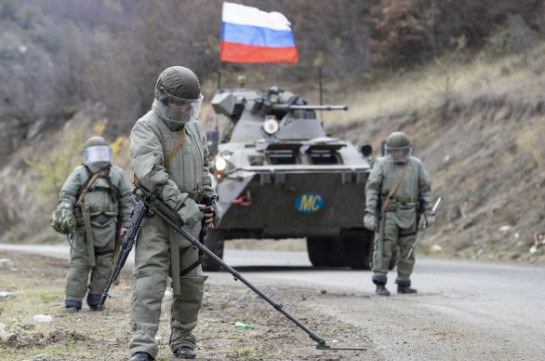 Ռուս զինվորականները Ղարաբաղում ոչնչացրել են ևս 100 պայթյունավտանգ նյութ (Տեսանյութ)