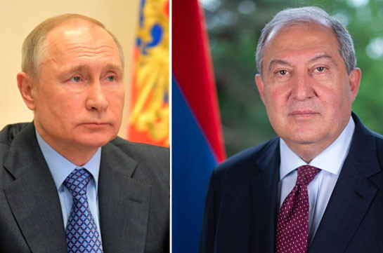 Президент Армении обратился к Путину с просьбой содействовать возвращению из Азербайджана армянских пленных