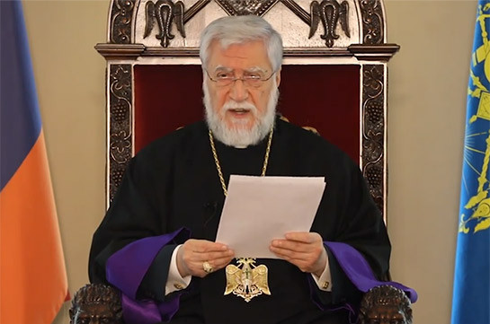 Catholicos of Cilicia Aram I urges Armenia’s PM to step down
