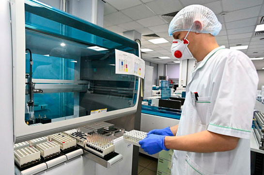 Россия передала более 1,5 миллиона тест-систем на коронавирус в 45 стран
