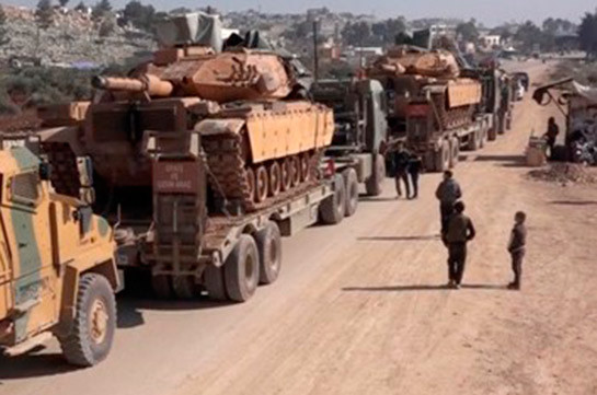 Колонна турецких войск проследовала в южные районы сирийской провинции Идлиб