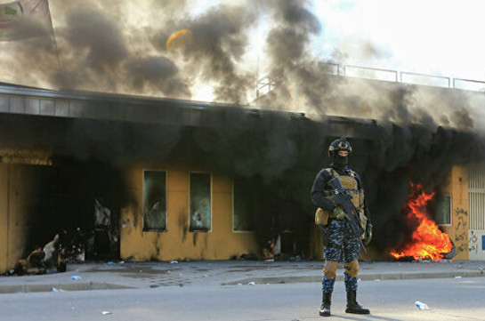Ракетный удар по «зелёной зоне»: посольство США в Багдаде подверглось атаке