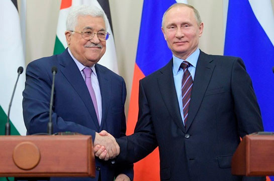 Путин и Аббас обсудили проблему ближневосточного урегулирования