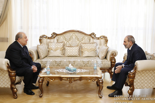 Armenia's president, PM meet discuss situation in the country