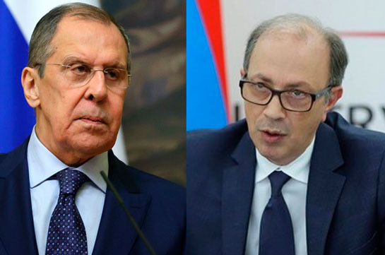 Armenian, Russian FMs discuss on phone situation in Karabakh