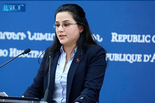 Azerbaijan’s statement about visits of Armenian officials to Artsakh are false and baseless – MFA spokesperson