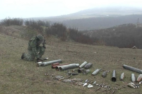 Инженерные подразделения российских миротворческих сил в Нагорном Карабахе продолжают работы по разминированию местности