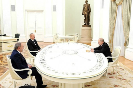 Переговоры Путина, Алиева и Пашиняна продлились почти 4 часа