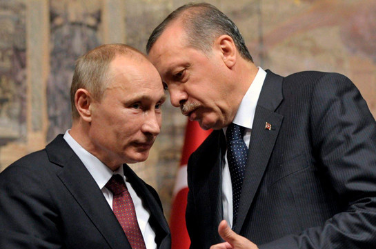 Путин информировал Эрдогана об итогах встречи лидеров РФ, Азербайджана и Армении в Москве