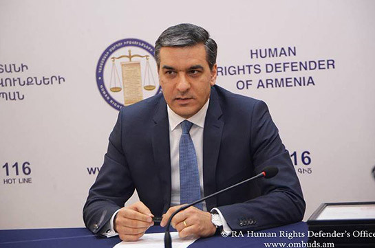 Armenia’s Ombudsman slams government’s policy not to publish the number of Armenian captives kept in Azerbaijan