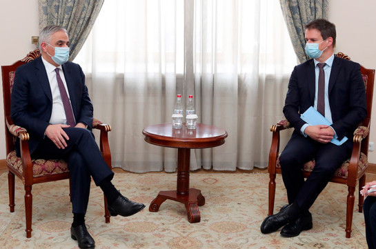 Փոխվարչապետի հետ հանդիպմանը դեսպանը Ֆրանսիայի պատրաստակամությունն է հայտնել Հայաստանին աջակցություն ցուցաբերելու հարցում