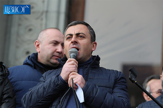 Opposition ready to meet to discuss only resignation of Nikol Pashinyan - Ishkhan Saghatelyan