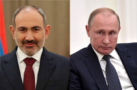 Пашинян позвонил Путину, обсудили ситуацию в Армении