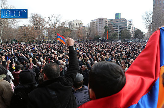 Armenia's opposition to hold rally outside parliament building today