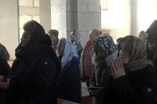 Լեռնային Ղարաբաղի ուխտավորները ռուս խաղաղապահների ուղեկցությամբ այցելել են Ամարասի վանք (Տեսանյութ)