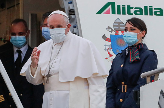 Папа Римский Франциск отправляется с визитом в Ирак