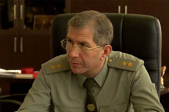 Начальник Главного штаба ВС Армении Оник Гаспарян с 10 марта считается освобожденным от должности - правительство