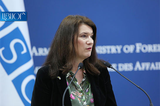 Важно проявить уважение к международному гуманитарному праву – глава ОБСЕ в Ереване